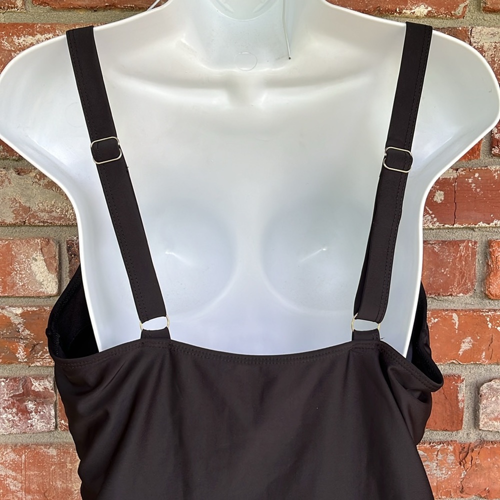 Shein Elegant Black one piece Swimsuit size 1XL - Picture 4 of 5